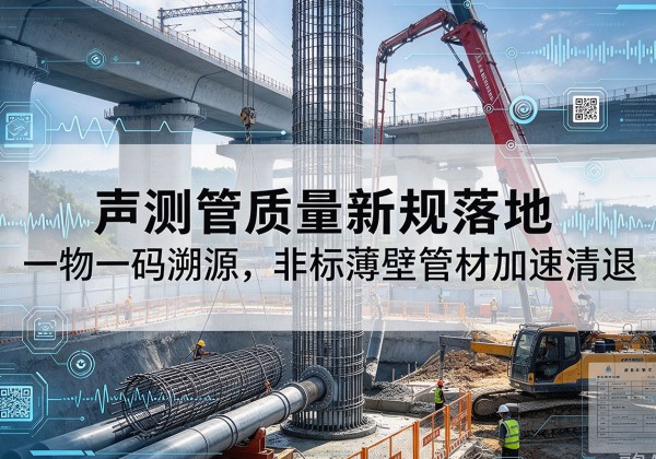 福海声测管质量新规落地，一物一码溯源，非标薄壁管材加速清退